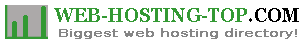 Web hosting top, biggest webhosting directory!
